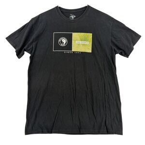 T&C Surf Designs Shirt Mens Large Black Stay Stoked Hawaii Tee T-Shirt Surf